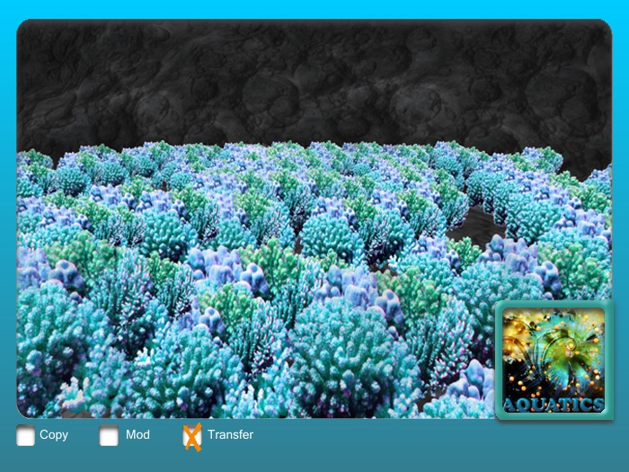 Emitter Corals Turquoise 1prim