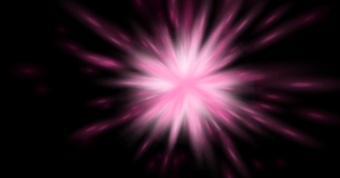 Particle Star White to Pink