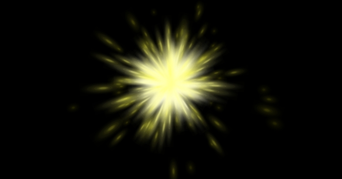Particle Star White to Yellow