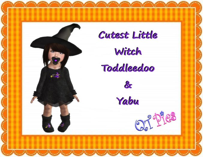QT Pies Cutest Little Witch Toddleedoo & Yabu