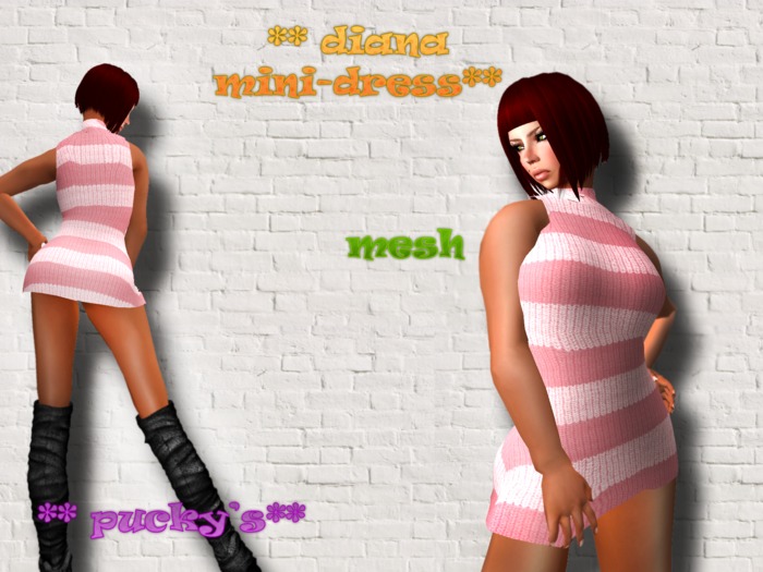 ** DIANA MINI DRESS** salmon box