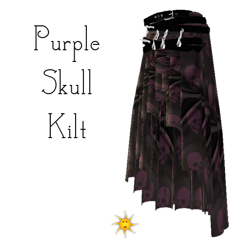 .: CS :.  Purple Skull Kilt