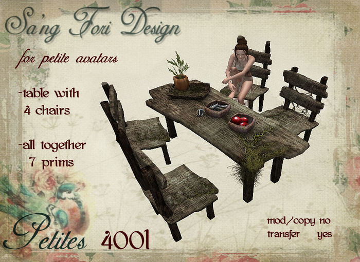 Sa'ng Fori Design -Petites Table-