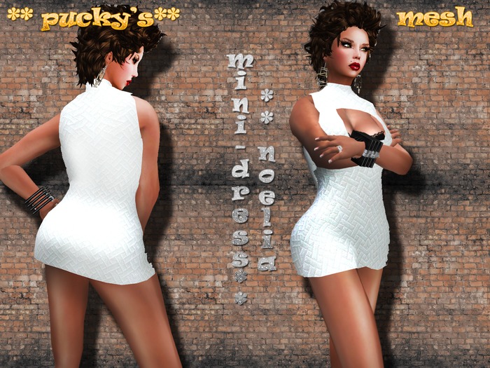 ** NOELIA MINI DRESS** WHITE BOX