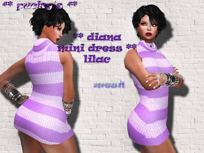 ** DIANA MINI DRESS** LILAC BOX