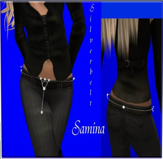 Samina Silver Belt**Belly