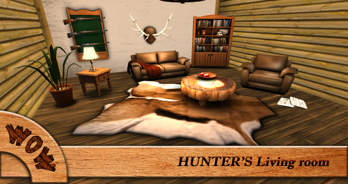 W.o.W. - HUNTER'S Living room (MESH)