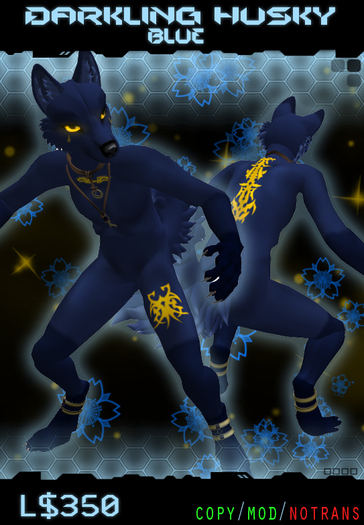 KZM Husky Darkling Mod: Blue