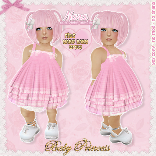 :*BABY*: Nara { Yabusaka Baby Outfit } Pink :*PRINCESS*: 