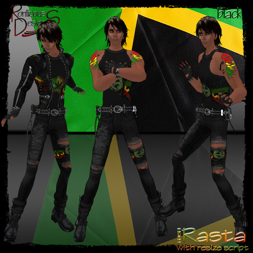 Rasta black men - Ronjas RDesignS Collection by Ronja Pera (Retail Bo