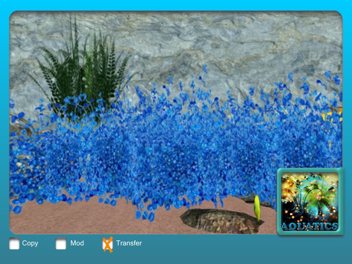 Bacopa Patch Deep Blue 10 prims
