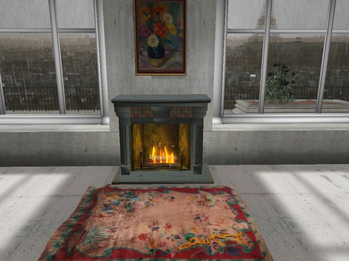 Languor Tiled Fireplace Animated