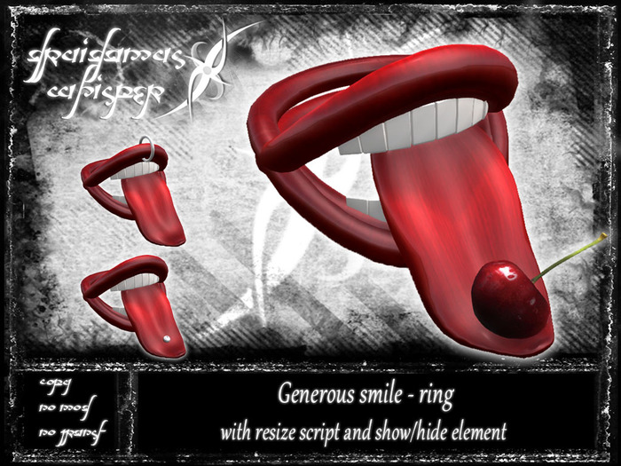 Druidamus Whisper - Generous smile - ring