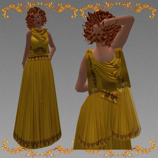 Roman Dress Matidia Gold