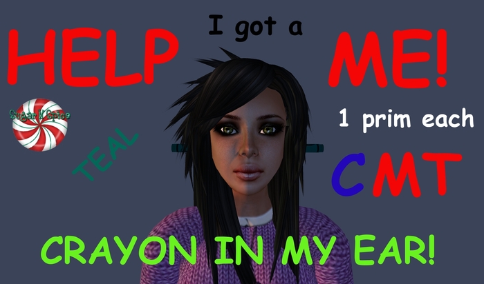 Teal Crayon In My Ear