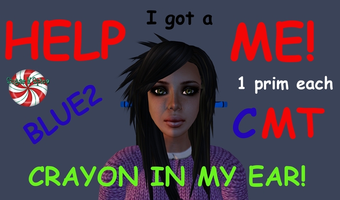 Blue 2 Crayon In My Ear