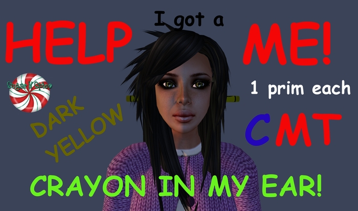 Dark Yellow Crayon In My Ear