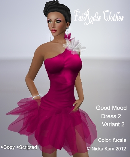 FaiRodis Good Mood dress2_variant2 fucsia