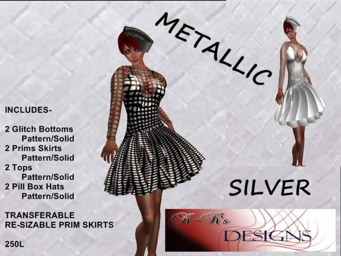 Metallic Silver