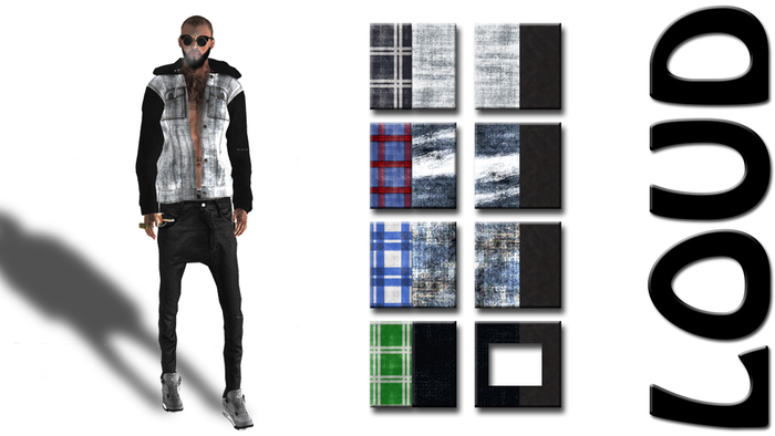 LOUD Denim Jacket Dark Leather