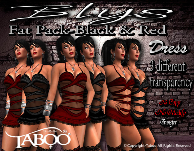 \\Taboo//Blys Dress-Fat Pack-PROMO