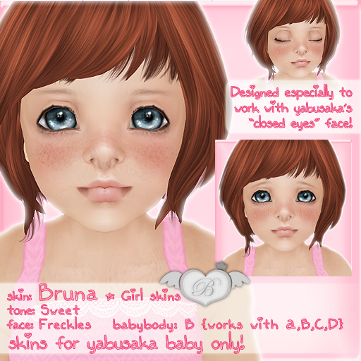 DEMO :*B*: Bruna Skin { Sweet / Freckles } For YABUSAKA BABY ONLY