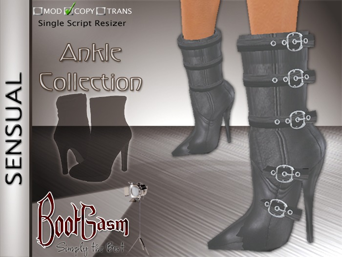 Bootgasm Sensual Boots Grey