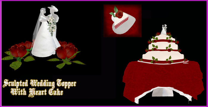 Wedding Topper Cowboy and Cake