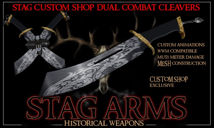 Custom Shop Cleavers WWM