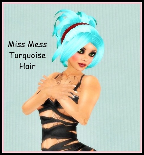 Miss Mess Turquoise Hair