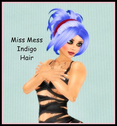 Miss Mess Indigo Hair