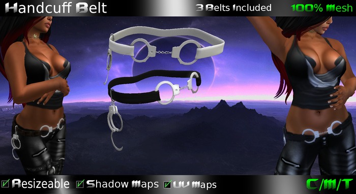 EVO - Handcuff Belt Leather Boxed 