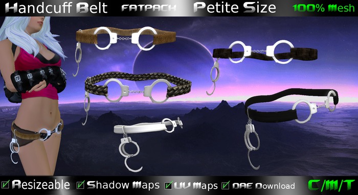 EVO - Handcuff Belt Fatpack Petite Boxed 