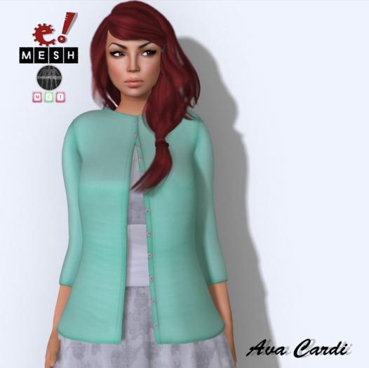 e! Ana Cardigan (Aqua)