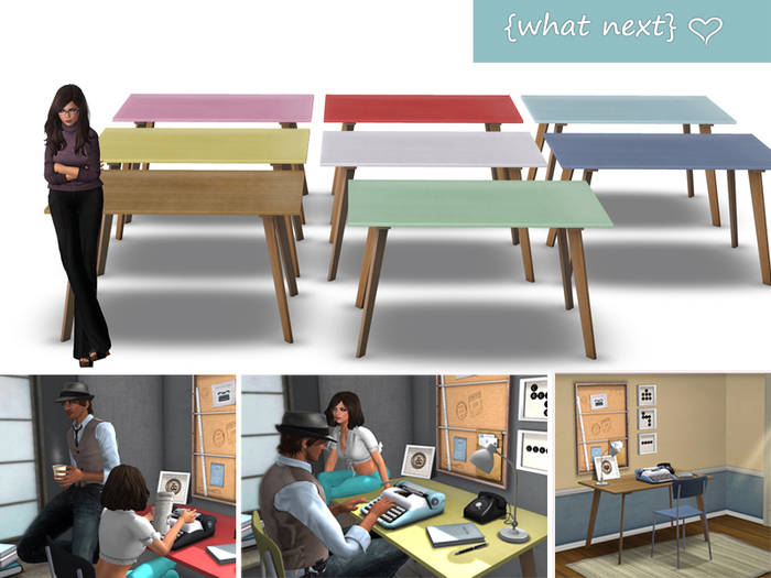 {what next} Novelle Desk- Texture-Changing