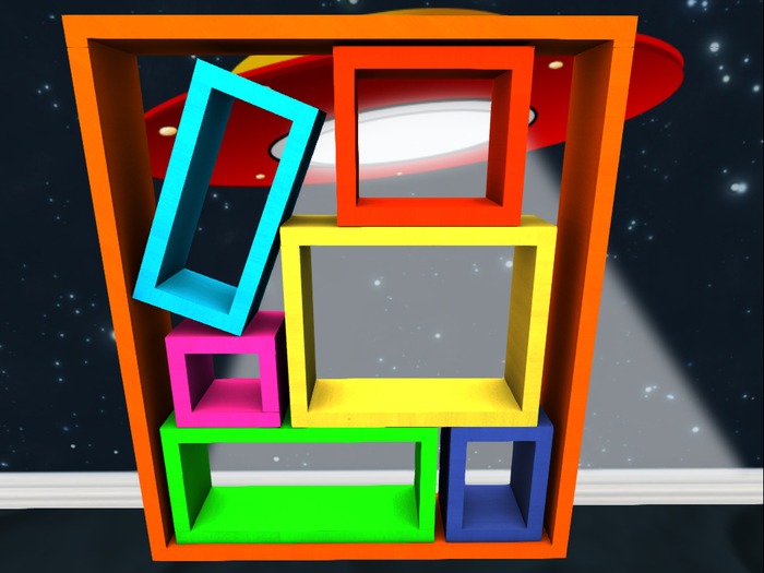 Monster Labs - Shelf for kids - Colorful - 1 Prim