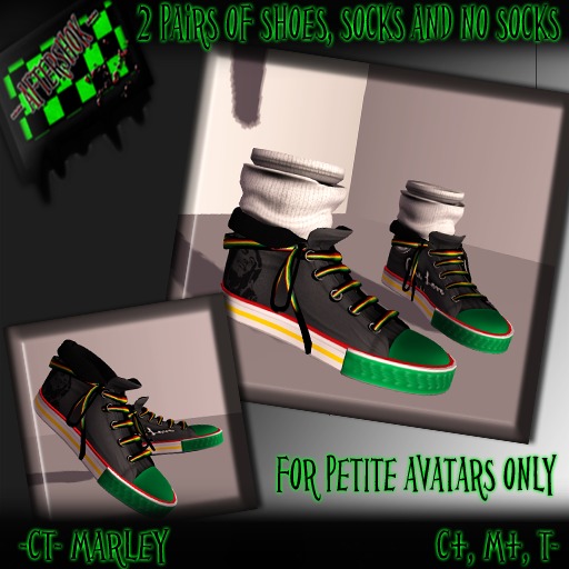 AZ "Petite" sized Marley canvas sneaker.
