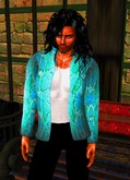 Blue Snakeskin Jacket