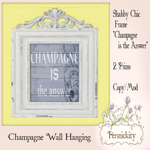 Champagne Wall Hanging