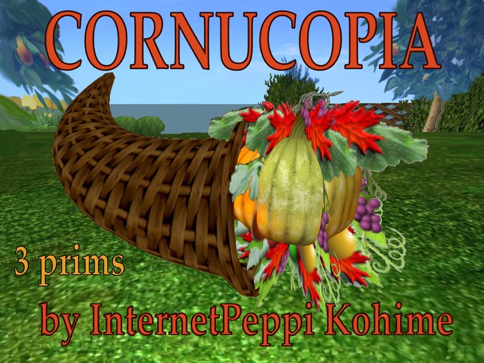 Cornucopia by Peppi, 3 prims, v