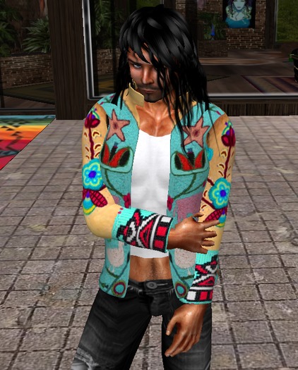 Beaded Buckskin Jacket (Bison and Teepee design)