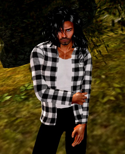 Black and White Lumberjacket