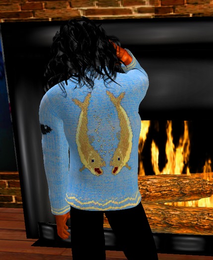 Canadian Cowichan Sweater (Fish theme)