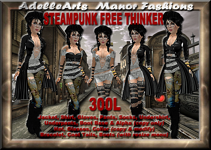AdelleArts Steampunk Free Thinker