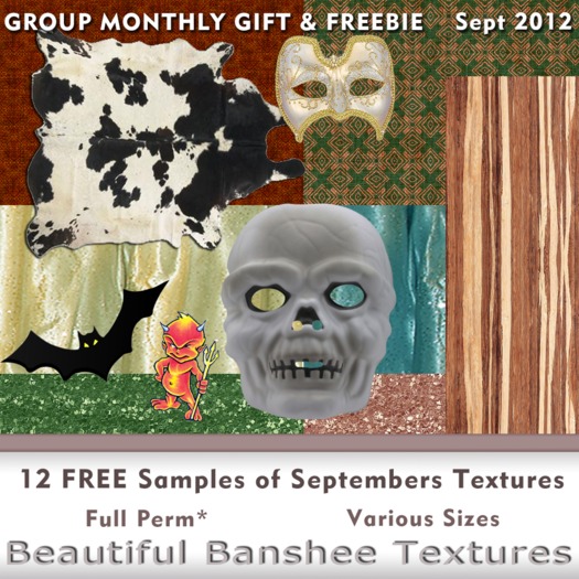 BB's Textures Freebie Set for September