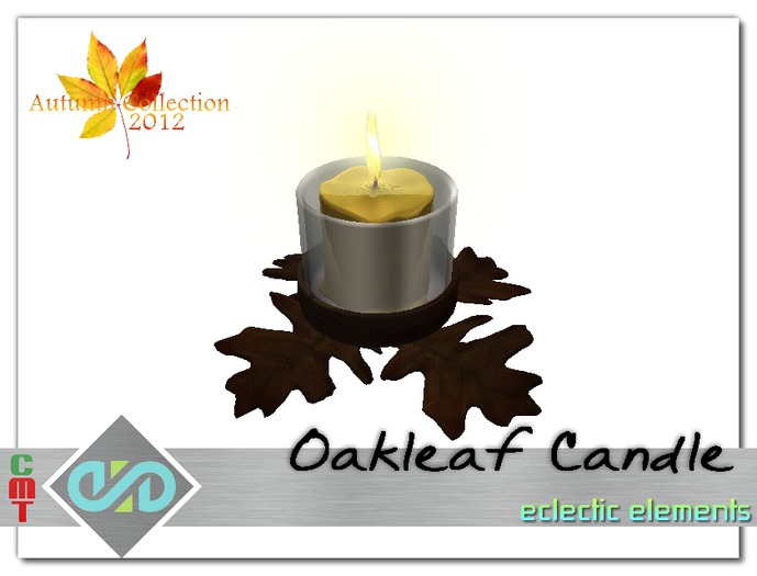 Oak Leaf Candle Centrepiece