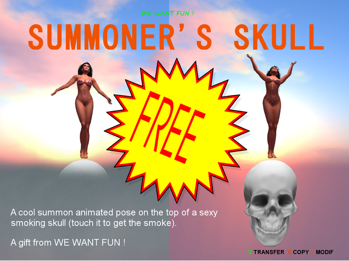 SUMMONER'S SKULL  boxed