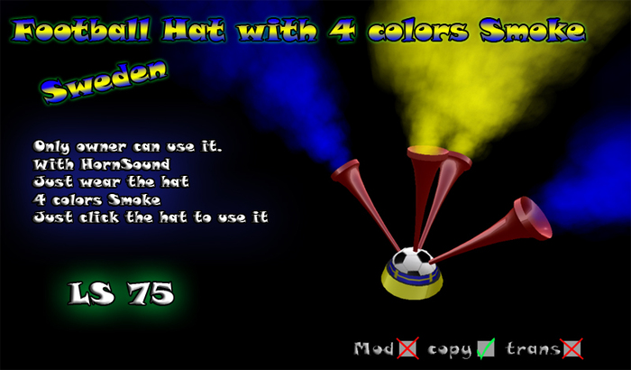 [Bl!tz Designs]Sweden Football Hat