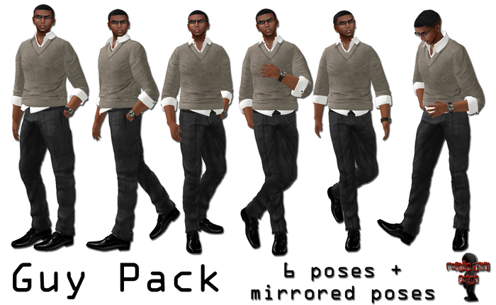 Bounce This Poses - Guy Pack