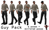 Bounce this poses guy pack